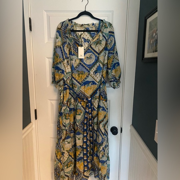 Printfresh Devon High Horse Sage Dress - Picture 4 of 6